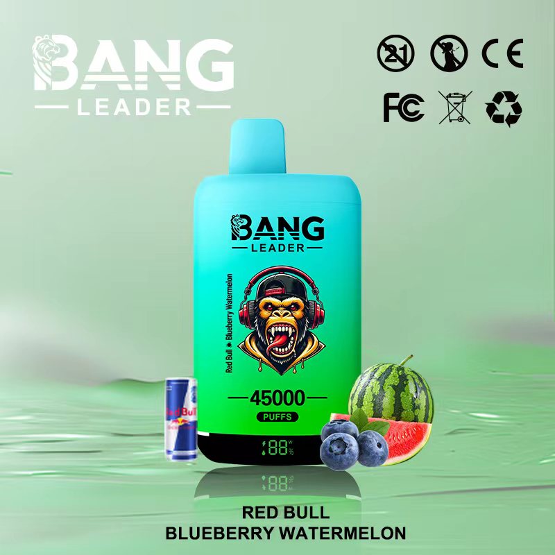 Bang 45000 45k Puffs Disposable Vape 0% 2% 3% 5% Nicotine 12Tastes LED Display Rechargeable Factory Direct