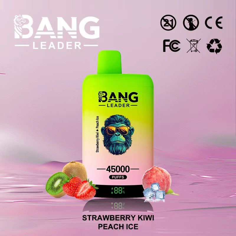 Bang 45000 45k Puffs Disposable Vape 0% 2% 3% 5% Nicotine 12Tastes LED Display Rechargeable Factory Direct